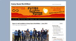 Desktop Screenshot of campquestnorthwest.org