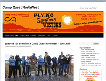 Tablet Screenshot of campquestnorthwest.org